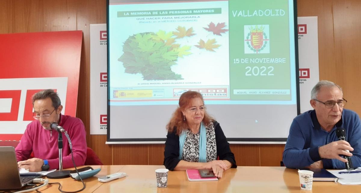 Presentacin en Valladolid del libro La memoria de las personas mayores. Qu hacer para mejorarla